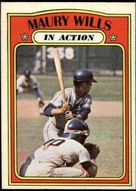 Maury Wills #438 1972 O-Pee-Chee Baseball