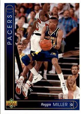 Reggie Miller #309 Basketball Cards 1993 Upper Deck