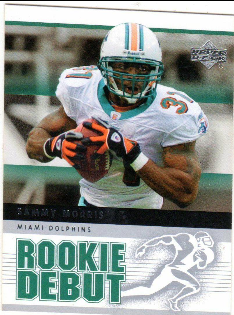Sammy Morris #52 2005 Upper Deck Rookie Debut Football