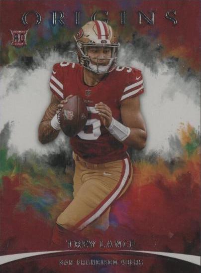 Trey Lance #104 Football Cards 2021 Panini Origins