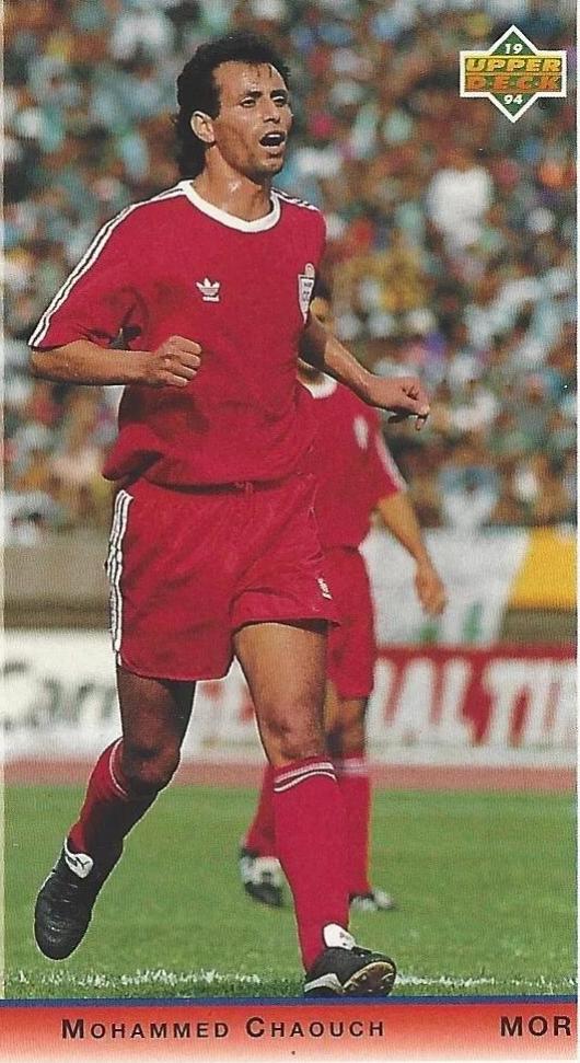 Mohammed Chaouch #17 Soccer Cards 1994 Upper Deck World Cup Soccer