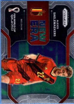 Alexis Saelemaekers #9 Soccer Cards 2022 Panini Prizm World Cup New Era
