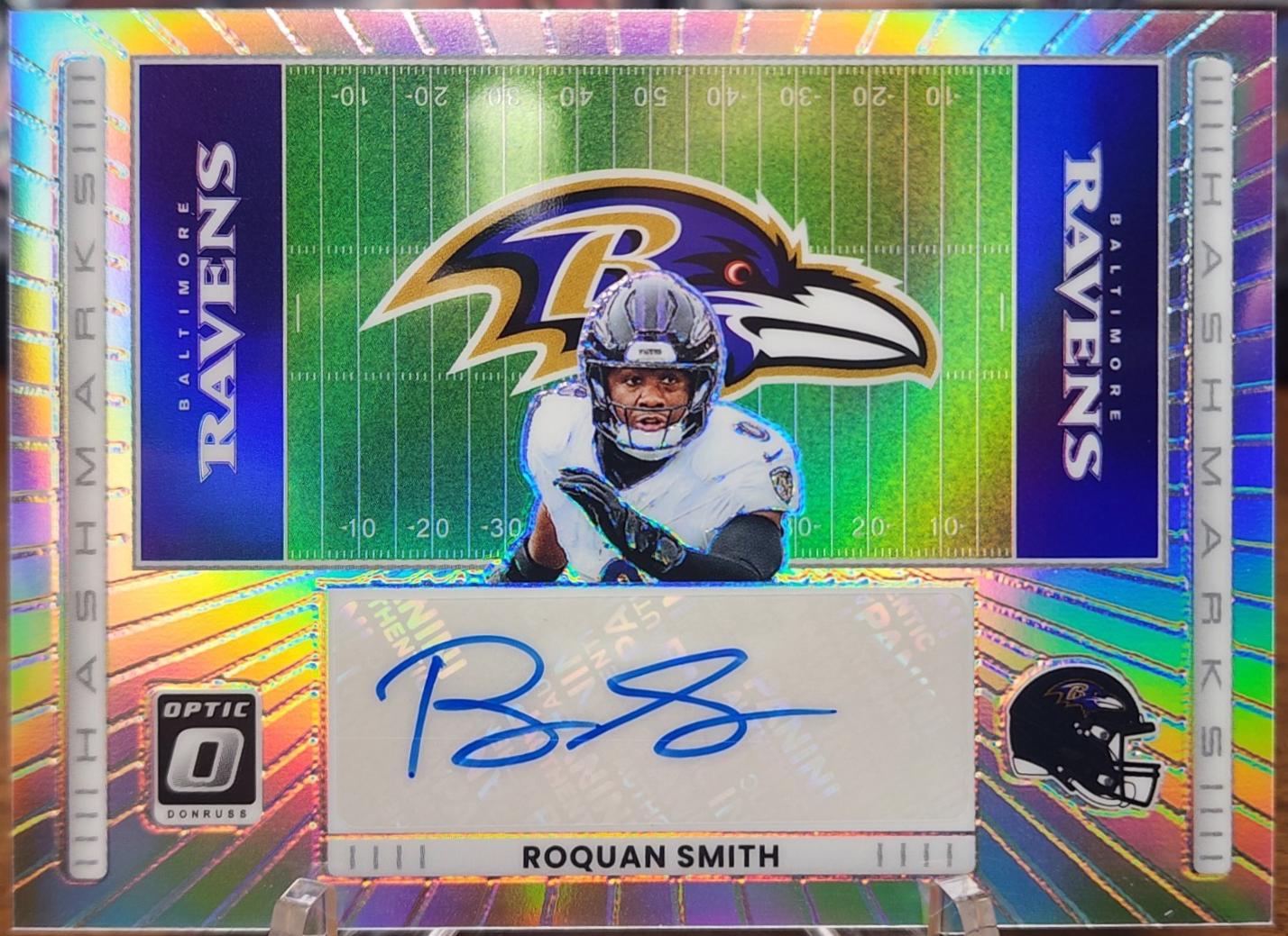 Roquan Smith #HM-RS 2025 Panini Donruss Optic Hash Marks Football