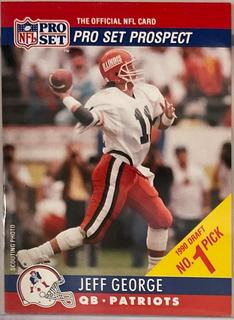 Jeff George Illinois Uniform Draft to New England