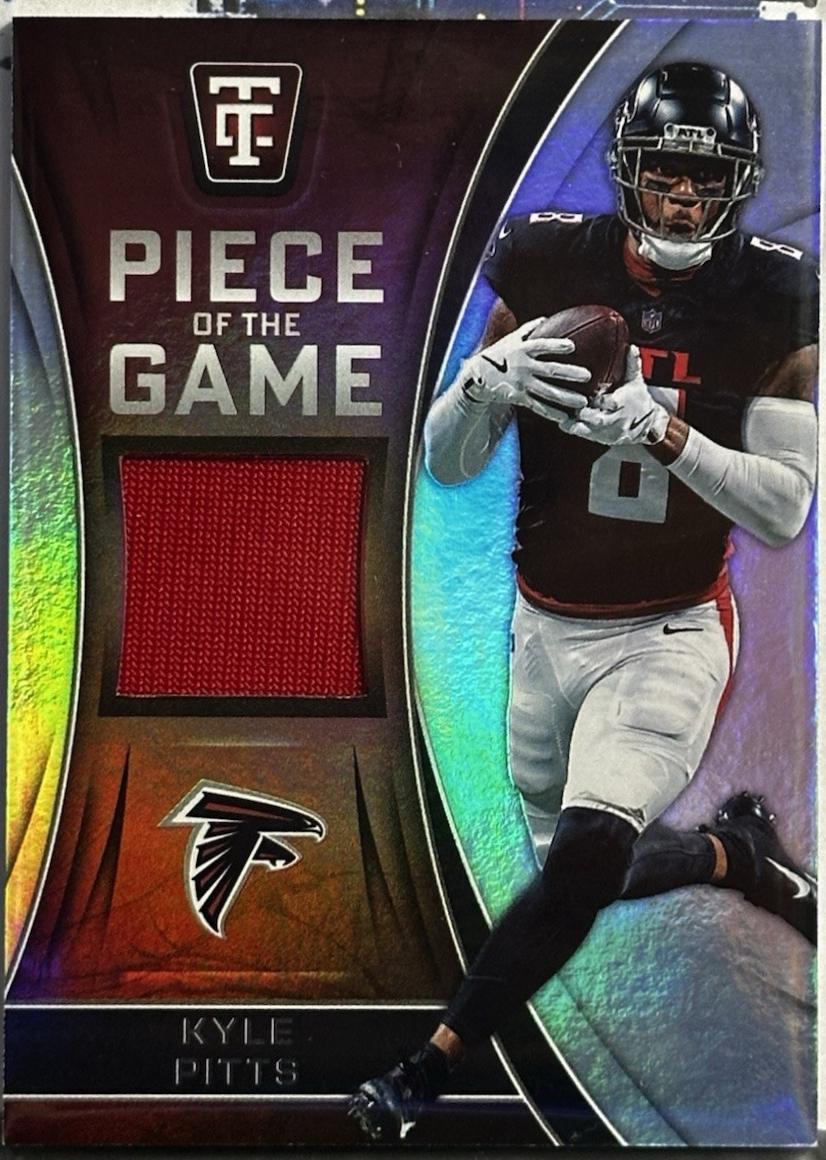 Kyle Pitts #5 Football Cards 2024 Panini Totally Certified Piece of the Game