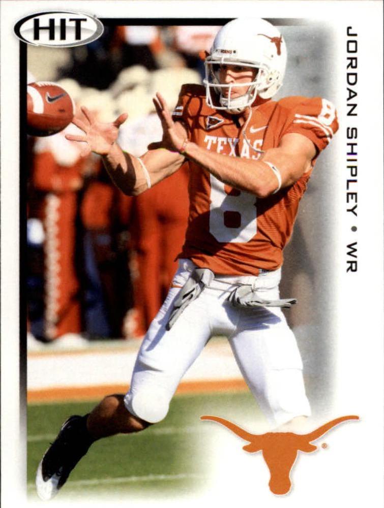 Jordan Shipley #8 Football Cards 2010 Sage Hit