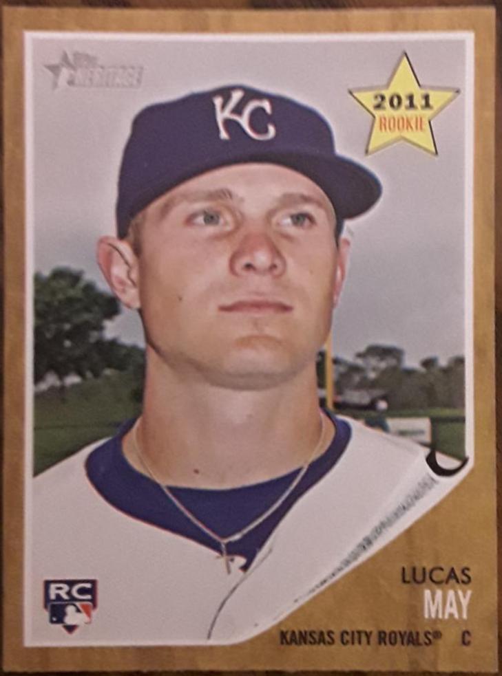 Lucas May #417 Baseball Cards 2011 Topps Heritage