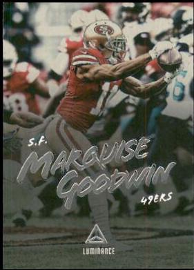 Marquise Goodwin #3 Football Cards 2018 Panini Luminance