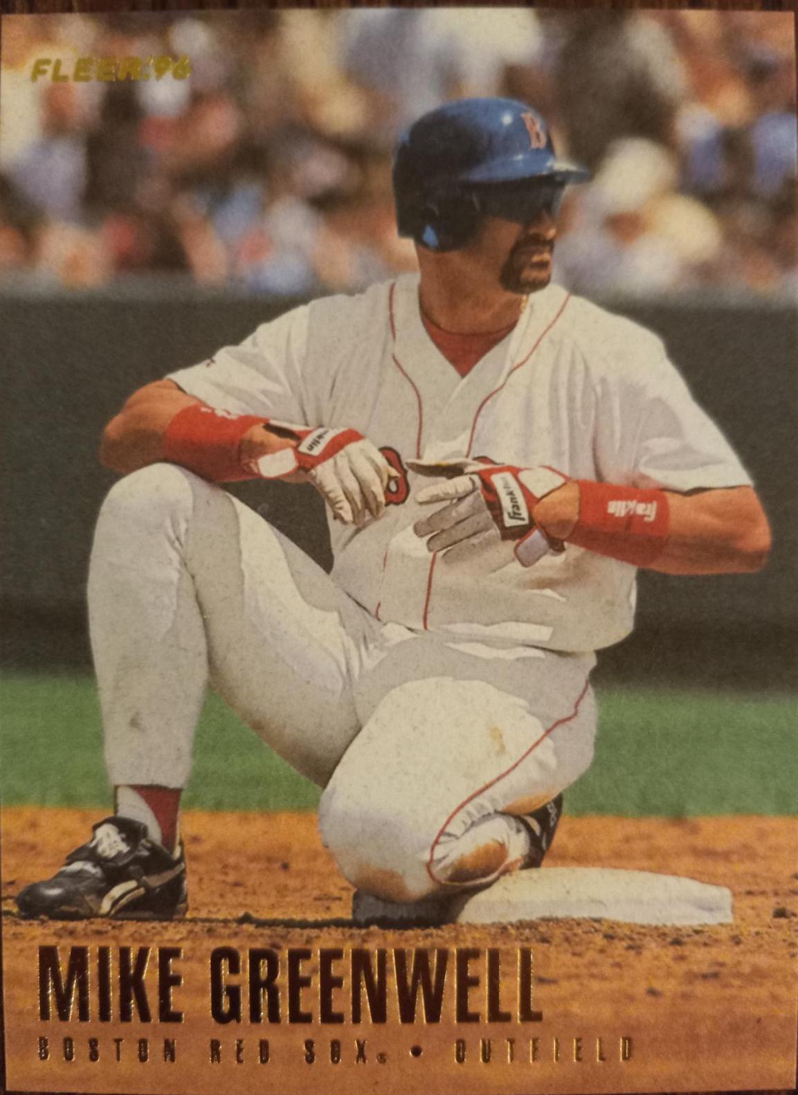 Mike Greenwell #27 Baseball Cards 1996 Fleer