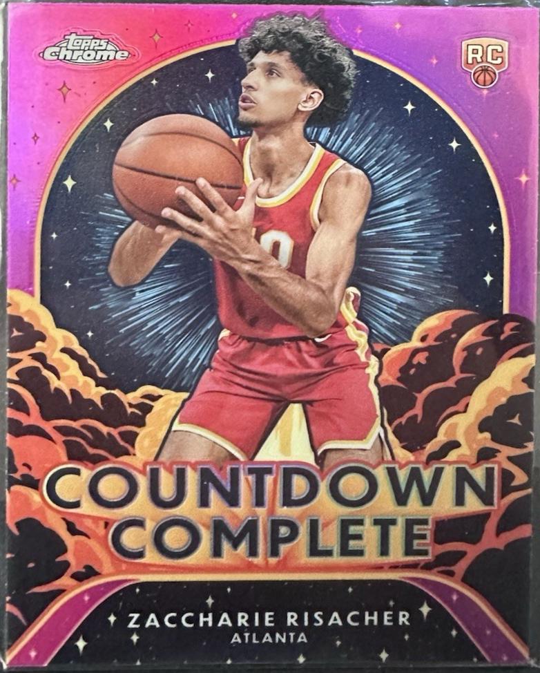 Zaccharie Risacher [Pink Basketball Refractor] #CC-11