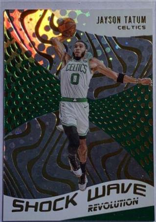 Jayson Tatum #3 Basketball Cards 2020 Panini Revolution Shockwave