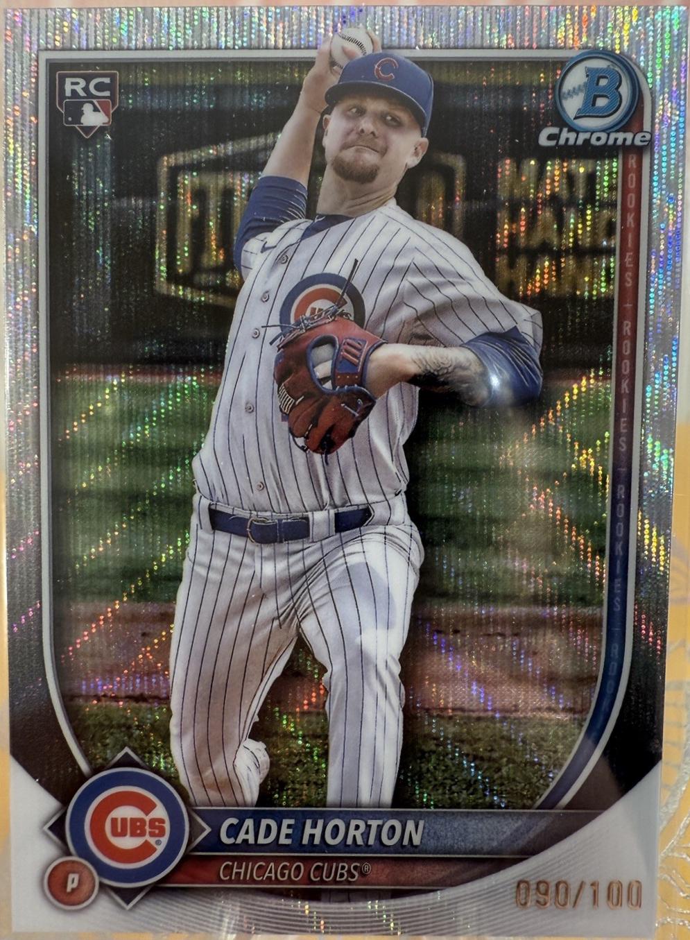 Cade Horton [Wave Refractor] #10 Prices | 2025 Bowman Chrome | Baseball ...