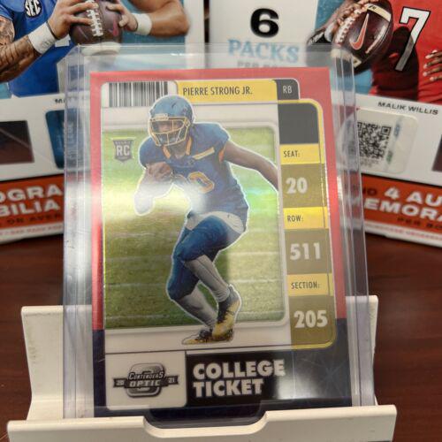 Pierre Strong Jr. #10 Football Cards 2022 Panini Chronicles Draft Picks Contenders Optic