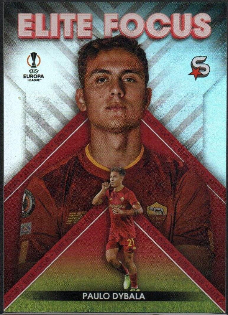 Paulo Dybala #EF-DY Soccer Cards 2022 Topps UEFA Superstars Elite Focus