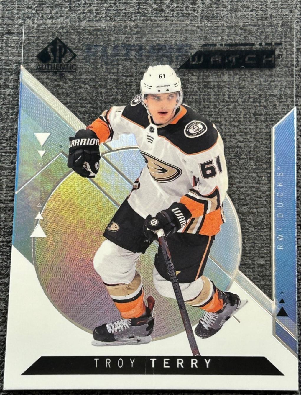 Troy Terry #159 2023-24 SP Authentic Hockey Acetate Retro Future Watch