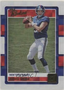 Davis Webb #24 Football Cards 2017 Panini Donruss the Rookies