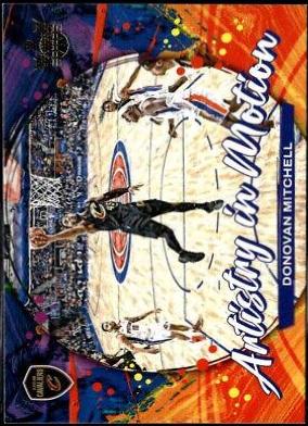 Donovan Mitchell #8 Basketball Cards 2023 Panini Court Kings Artistry in Motion