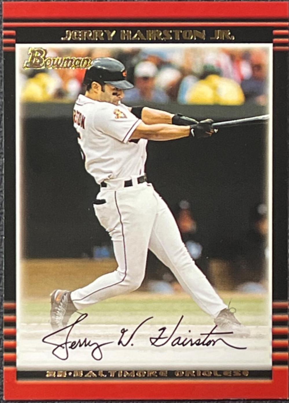 Jerry Hairston Jr #22 Baseball Cards 2002 Bowman