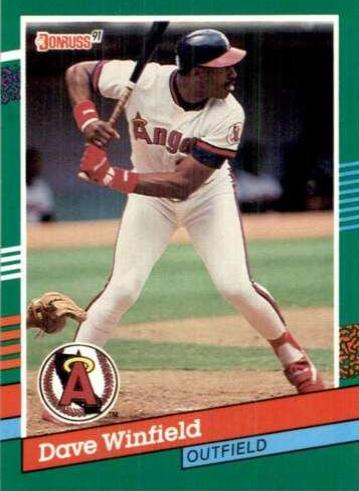Dave Winfield #468 Baseball Cards 1991 Donruss