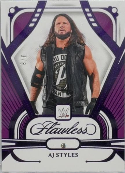 AJ Styles #8 Wrestling Cards 2024 Panini Flawless WWE