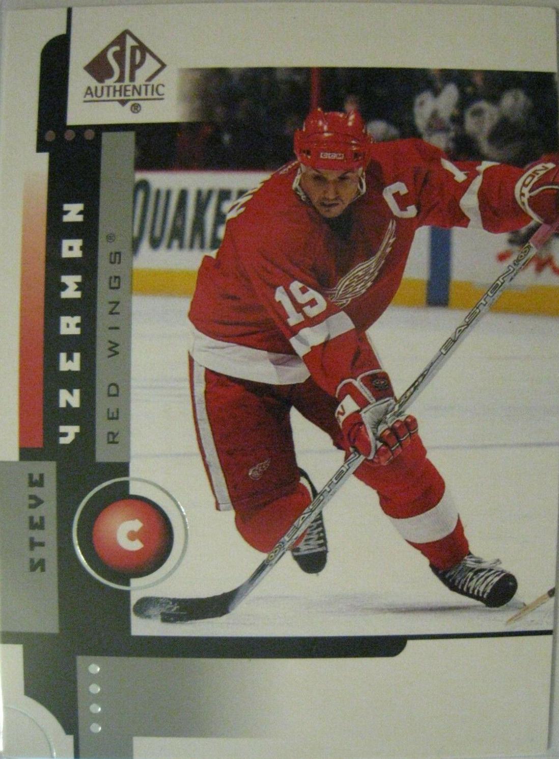 Steve Yzerman #28 Hockey Cards 2001 SP Authentic