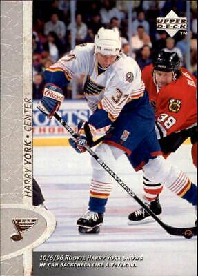 Harry York #329 Hockey Cards 1996 Upper Deck