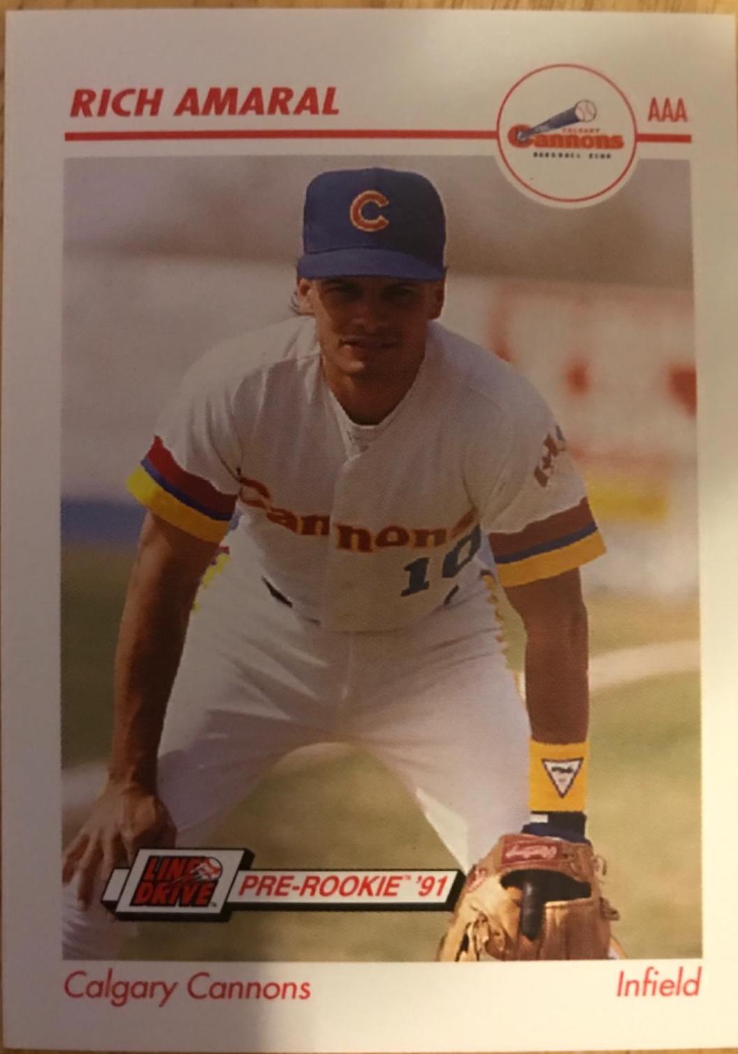 Rich Amaral #51 Baseball Cards 1991 Impel Line Drive
