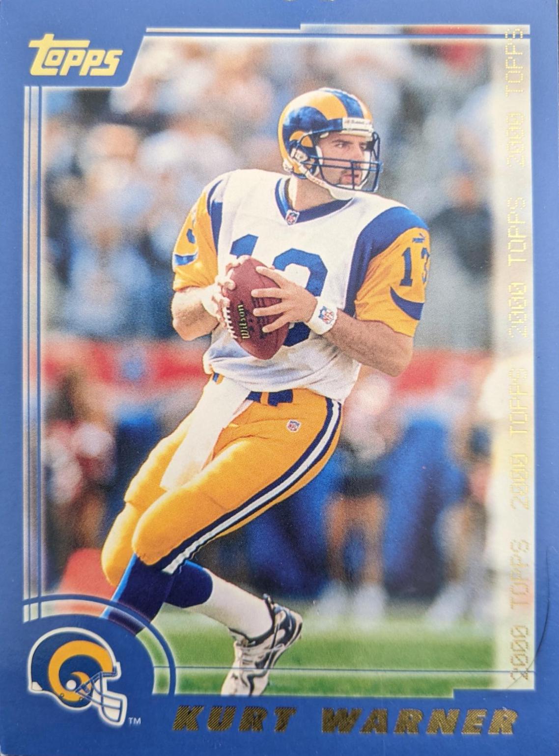 Kurt Warner #5 Football Cards 2000 Topps Jumbos