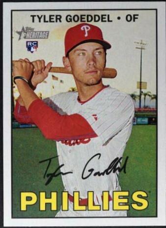 Tyler Goeddel #667 Baseball Cards 2016 Topps Heritage