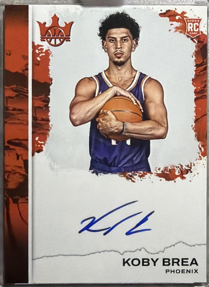 Koby Brea #18 2025-26 Panini Court Kings Basketball Next Day Autographs