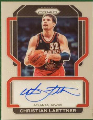 Christian Laettner #SG-CLT Basketball Cards 2021 Panini Prizm Signatures