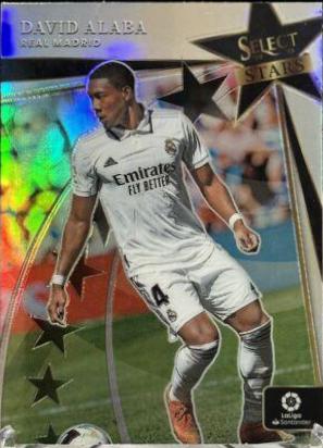 David Alaba #13 Soccer Cards 2022 Panini Select La Liga Stars
