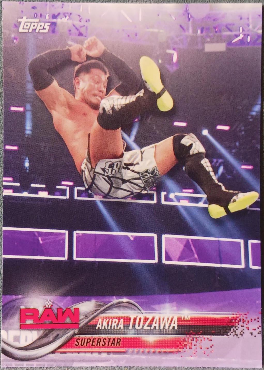 Akira Tozawa #4 Wrestling Cards 2018 Topps WWE
