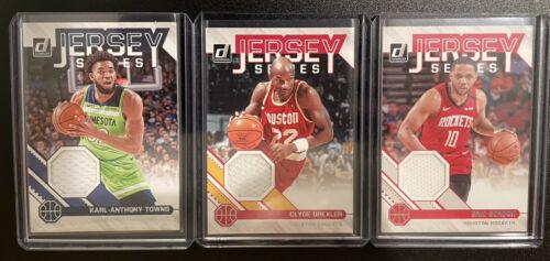 Clyde Drexler #24 Basketball Cards 2020 Donruss Jersey Series