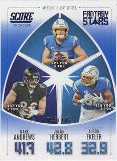 Mark Andrews, Justin Herbert, Austin Ekeler