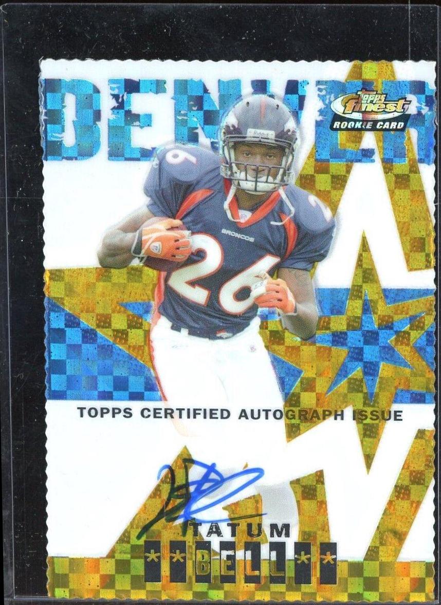 Tatum Bell #125 2004 Topps Finest Football
