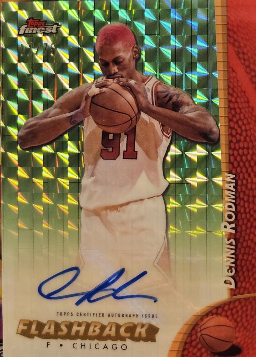 Dennis Rodman [Green Geometric] #FBA-DR