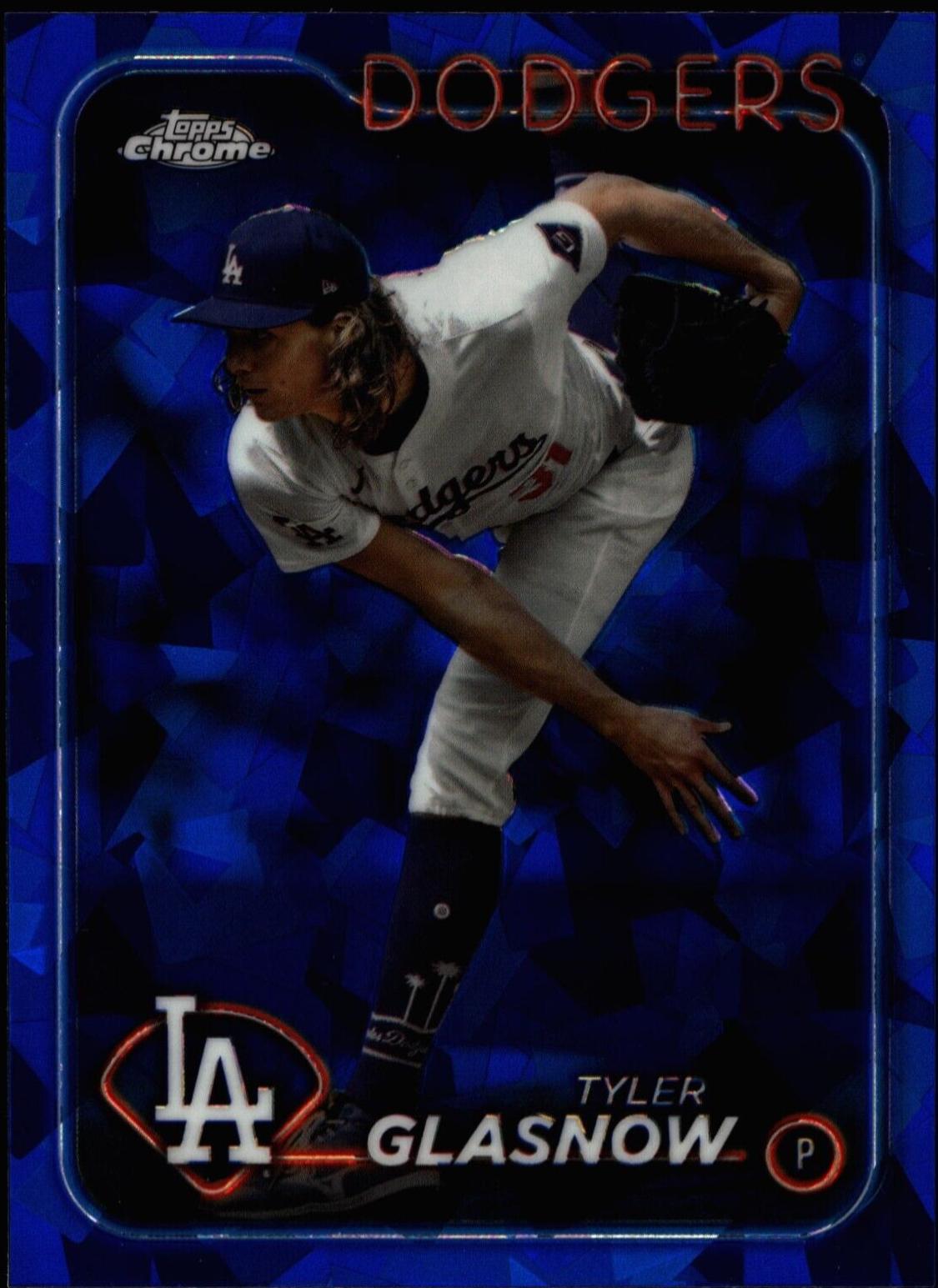 Tyler Glasnow #USCS300 2024 Topps Chrome Sapphire Update Baseball