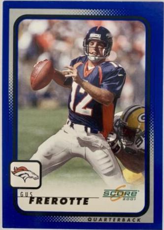Gus Frerotte #62 Football Cards 2001 Panini Score
