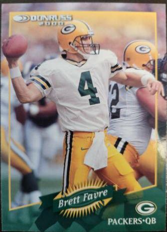 Brett Favre #60 Football Cards 2000 Panini Donruss