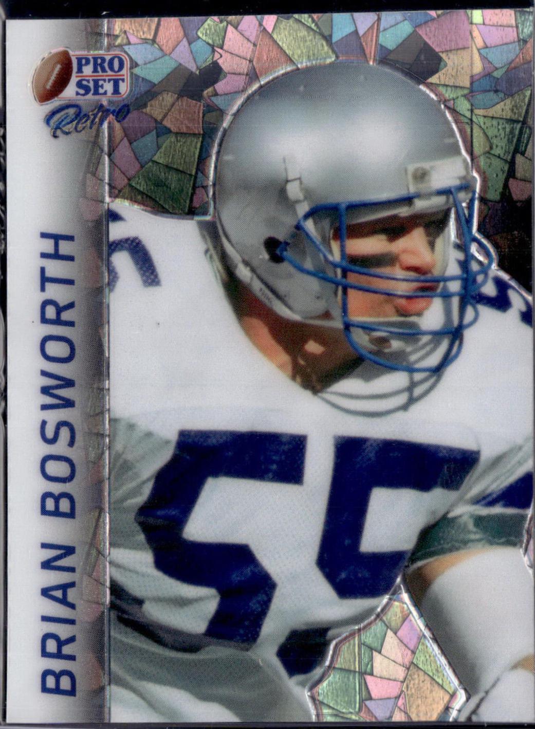 Brian Bosworth #RB-16 2024 Pro Set Metal Retro Base Football