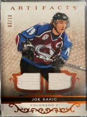 Joe Sakic [Material Orange] #157 Hockey Cards 2021 Upper Deck Artifacts Prices