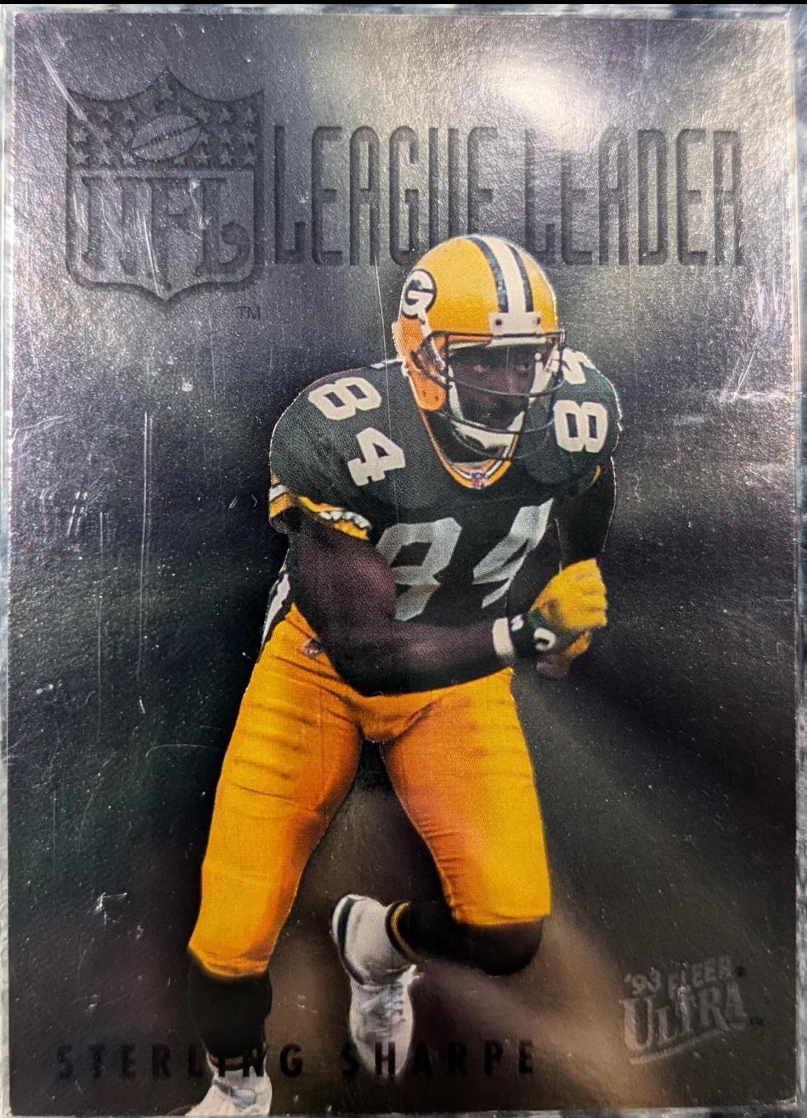 Sterling Sharpe #7 Football Cards 1993 Ultra League Leaders