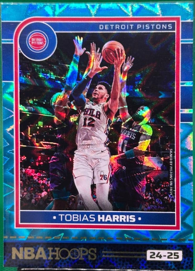 Tobias Harris [Teal Explosion] #58 Prices | 2024 Panini NBA Hoops ...
