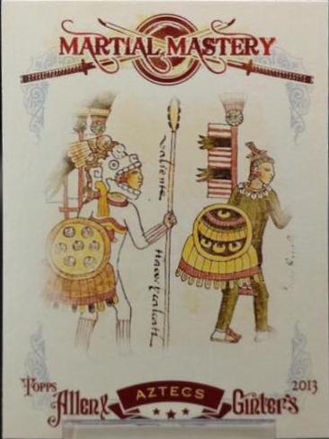 Aztecs #MM-AZ Baseball Cards 2013 Topps Allen & Ginter Martial Mastery