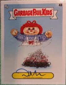 Artist Autograph #43 Garbage Pail Kids Book Worms