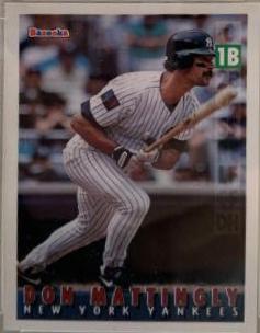 Don Mattingly #47 Baseball Cards 1995 Bazooka