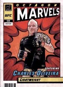 Charles Oliveira #1 Ufc Cards 2022 Panini Donruss UFC Octagon Marvels