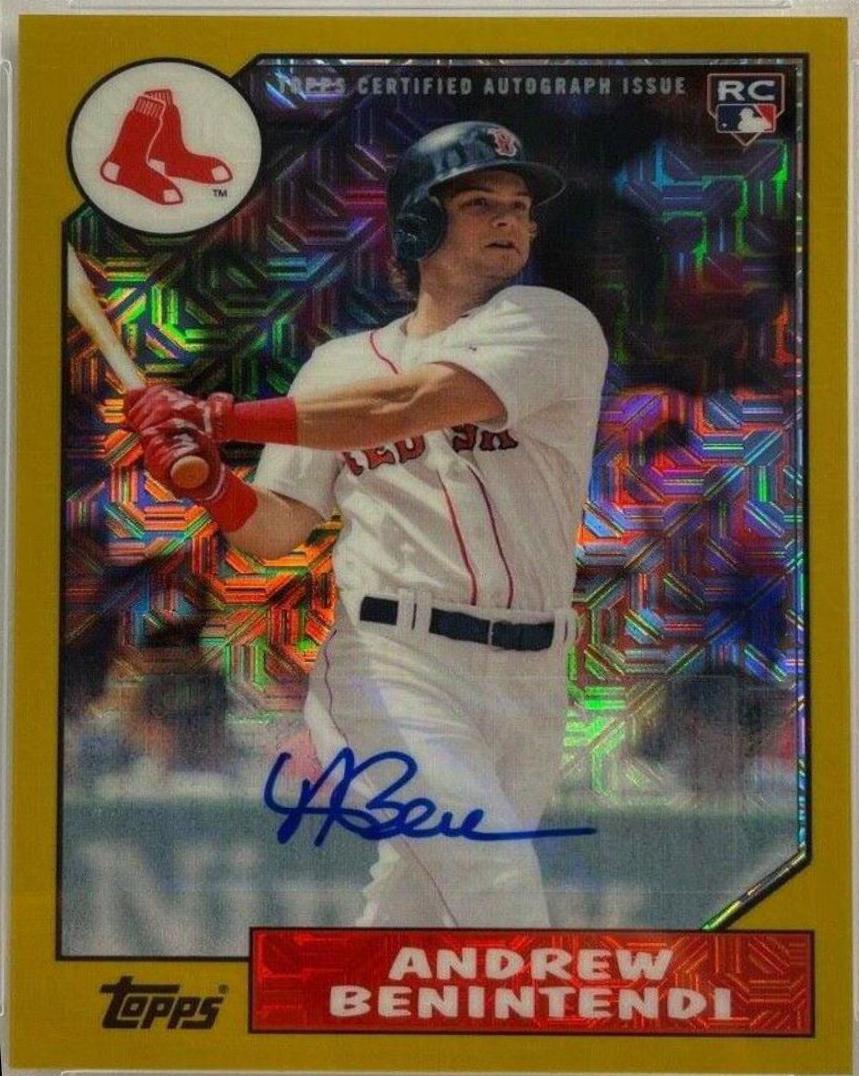 Andrew Benintendi [Autograph Gold] #87-AB
