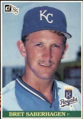 Bret Saberhagen #222 Baseball Cards 1985 Donruss
